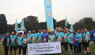 TEGV çocuklara nitelikli eğitim desteği için Maraton İzmir’de