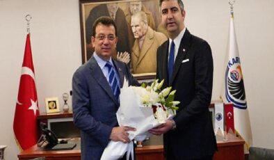 İBB Başkanı Ekrem İmamoğlu, Kartal Belediye Başkanı Gökhan Yüksel’e tebrik ziyaretinde bulundu