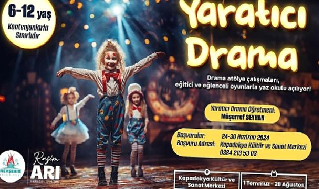 Çocuklar İçin Açılacak Yaratıcı Drama Kursu İçin Kayıtlar Başladı