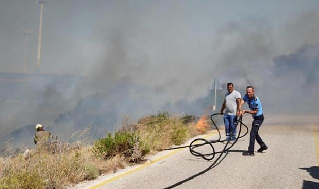 İzmir İtfaiyesi yangınlar için seferber oldu